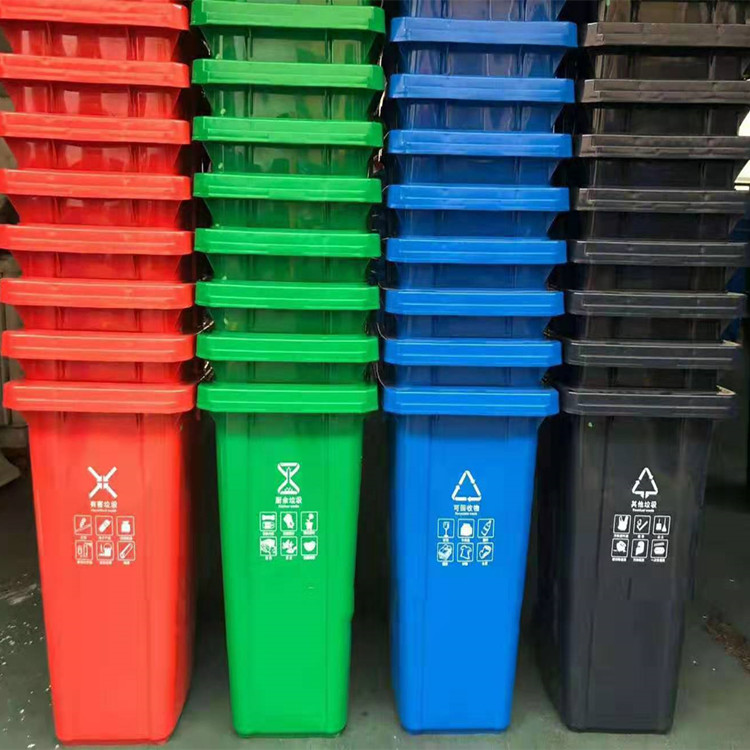 垃圾桶分类颜色和标志（看这里就知道了）