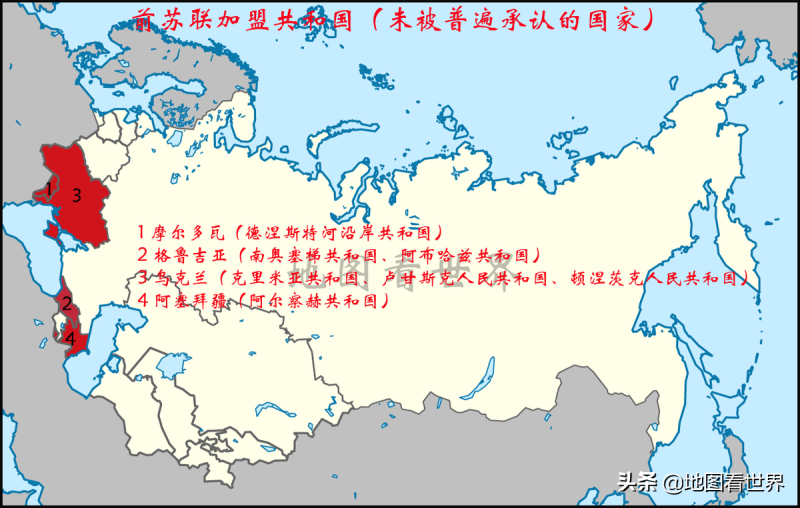 南奥塞梯地图位置（南奥塞梯与北奥塞梯） 1