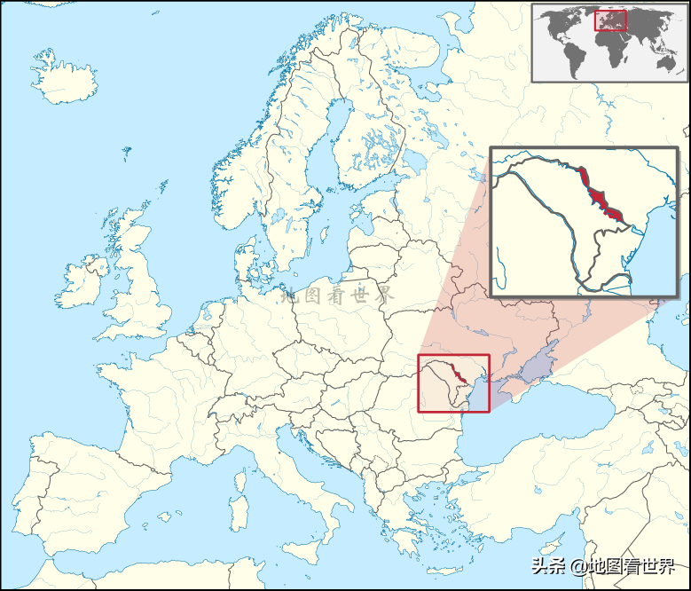 南奥塞梯地图位置（南奥塞梯与北奥塞梯） 2